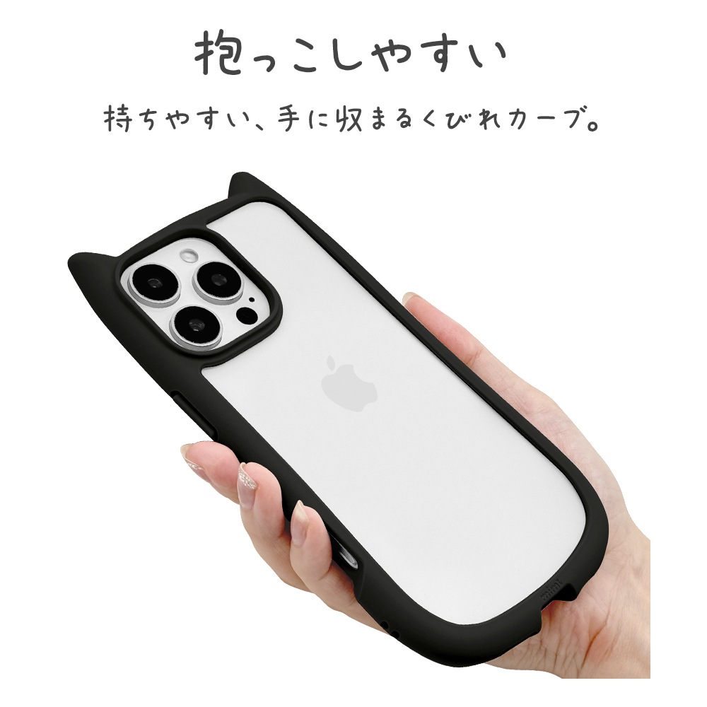 iPhone16 Pro Max ケース カバー ハイブリッド mimi 猫耳