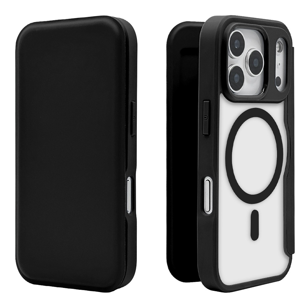 iPhone17 Pro  С Ģ ϥ֥å TPUХѡ  MagSafeб ޥͥåȽ ̥ꥢ  磻쥹 ֥å ե ޥۥ 8985IP5BBHPMBK 饹Хʥ