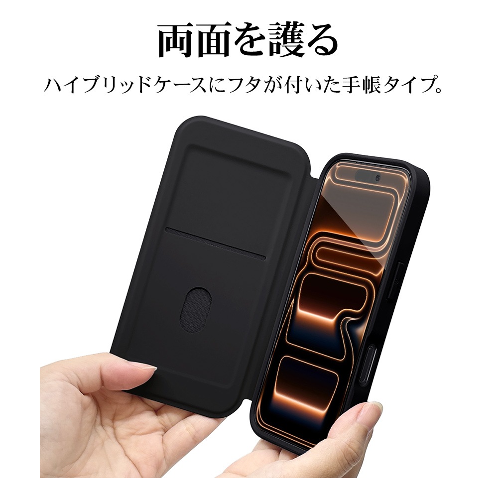 iPhone17 Pro  С Ģ ϥ֥å TPUХѡ  MagSafeб ޥͥåȽ ̥ꥢ  磻쥹 ֥å ե ޥۥ 8985IP5BBHPMBK 饹Хʥ