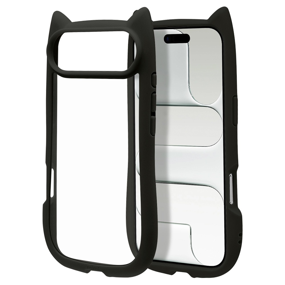 iPhone Air ������ ���С� �ϥ��֥�å� mimi ǭ�� �ͥ��ߥ� �ͤ��ߤ� ǭ �ͥ� �ͤ� �Ѿ׷�ۼ� MIL ���̥��ꥢ TPU�Х�ѡ������� �磻��쥹�����б� �֥�å� �����ե��� ���ޥۥ����� 9075IP5CHPBK �饹���Хʥ�