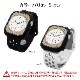 Apple Watch Ultra2nd Ultra Series9 8 7 6 5 4 3 SE��3���� SE��2���� SE 45mm 44mm 42mm ���ꥳ�� �Х�� ���ݡ��ĥ����� �֥�å� ���åץ륦���å� RBAWS7446BK �饹���Хʥ�