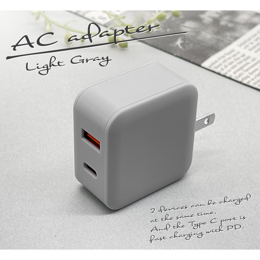 ���Ŵ� AC�����ץ��� USB���Ŵ� ������C PD�б� QC�б� �����å����㡼�� ������A �ϥ��ѥ ���󥻥�� AC 20W Type-C Power Delivery Quick Charge Type-A �饤�ȥѡ��ץ� iPhone RACCA20W01ULPU