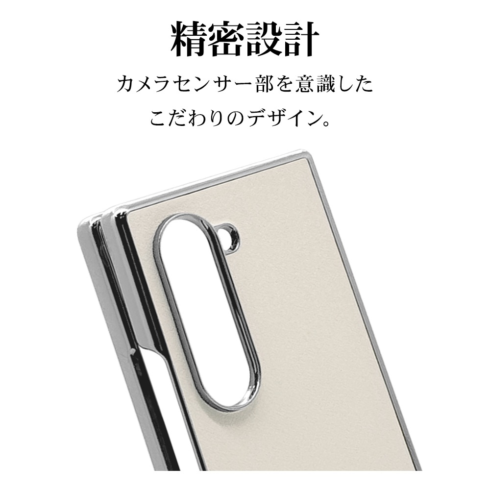 Galaxy Z Fold6 SC-55E SCG28 ������ ���С� �ϡ��� �᥿��ե졼�� ���� ���̥쥶�� �磻��쥹�����б� �ۥ磻�� ����饯���� ���å� �ե������ ���ޥۥ����� 8445GZFO6PCWH �饹���Хʥ�