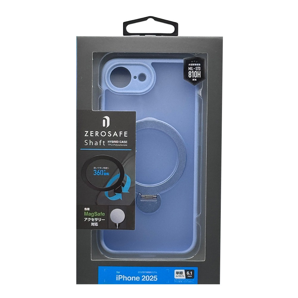 iPhone 16e ケース カバー ハイブリッド ZEROSAFE Shaft MagSafe