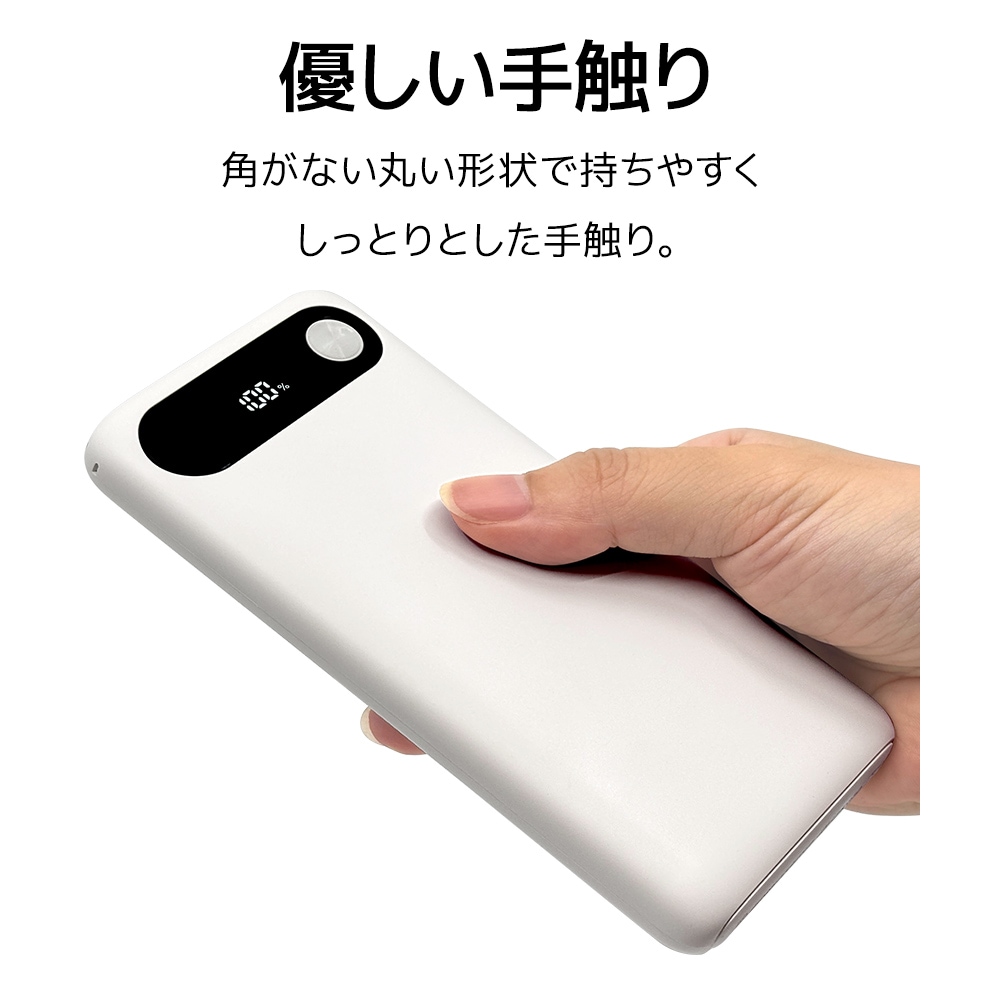 CCCǧ�� 3Cǧ�� ����б� ��� ���3Cǧ�� ��Х���Хåƥ꡼ 10000mAh 3�ݡ��� USB Type-C PD 20W Type-A 15W ������ ���ӻ��� ���㥳���륰�졼 iPhone ���ޥ� iPad ���֥�å� R3CLI100C20W05CGRY �饹���Хʥ�