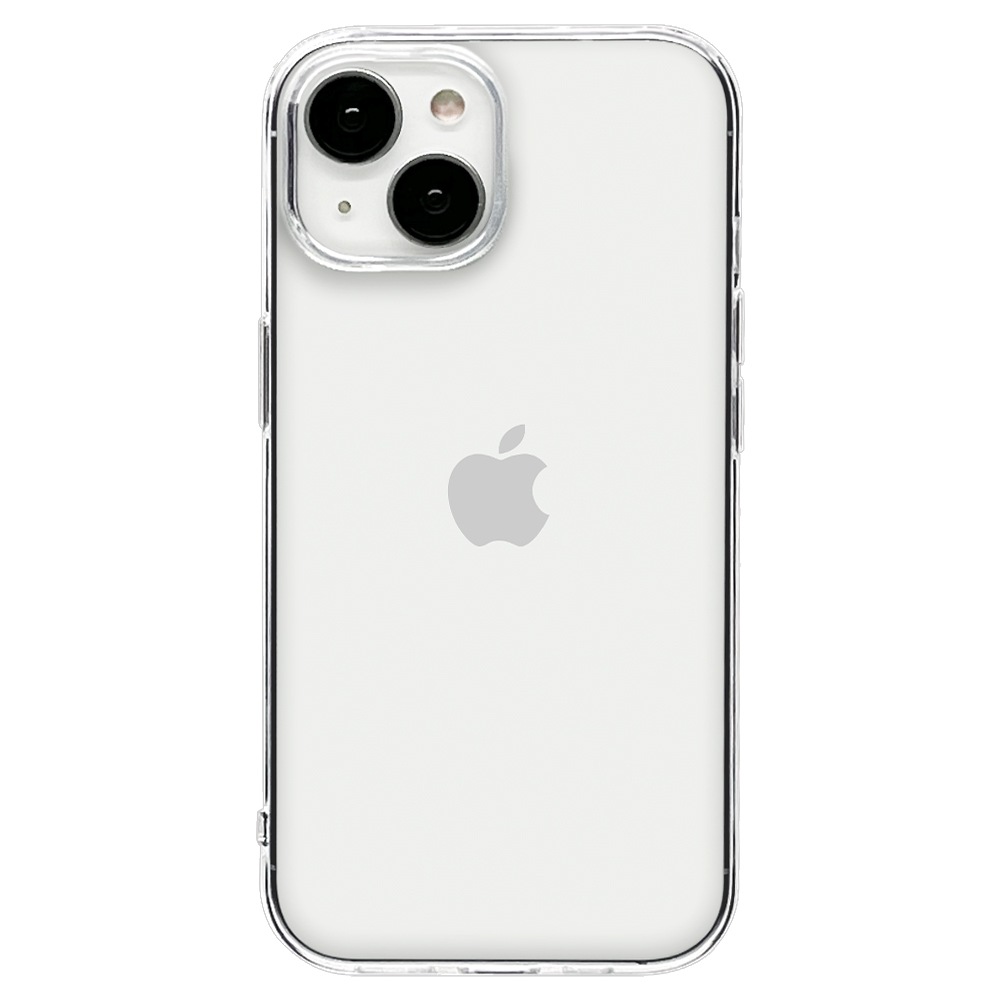 iPhone15 14 13 ケース カバー ソフトケース TPU 耐衝撃吸収 クリア