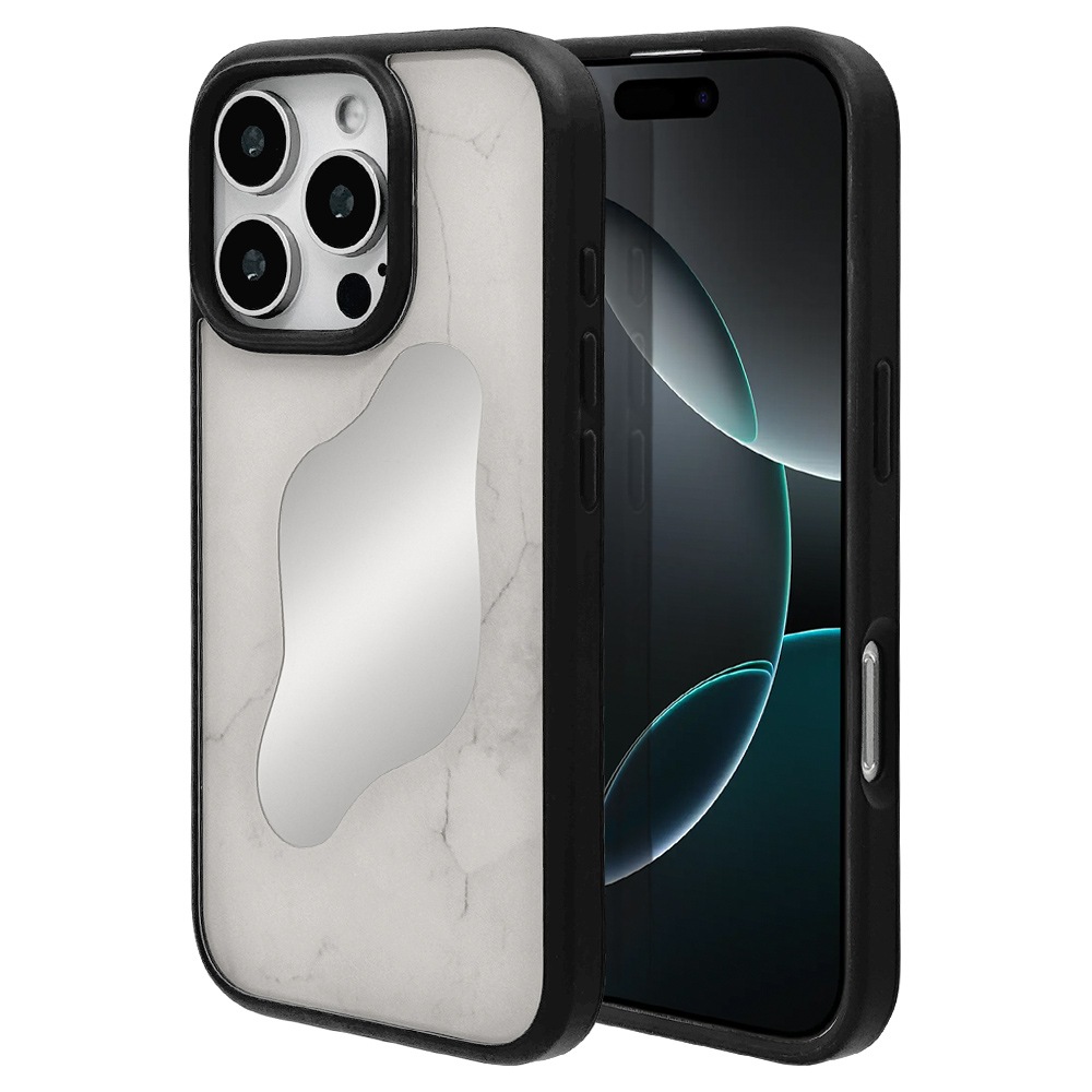 iPhone16 Pro  С ϥ֥å Ѿ׷ۼ TPUХѡ Ĵ ̥ߥ顼 ץ  iLBe եۥ磻 ե ޥۥ 8242IP461PHPWH 饹Хʥ