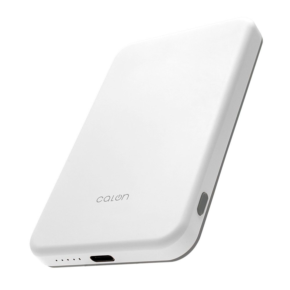 ��������� �磻��쥹��Х���Хåƥ꡼ �ޥ��ͥå� �磻��쥹���� 5000mAh calon USB Type-C ��ñ���� ���� ������ ���� ����ѥ��� 2��Ʊ������ Ⱦ�������� ����� Ⱦ���� �ۥ磻�� iPhone ���ޡ��ȥե��� ������ RLI050WCC20W02WH �饹���Хʥ�