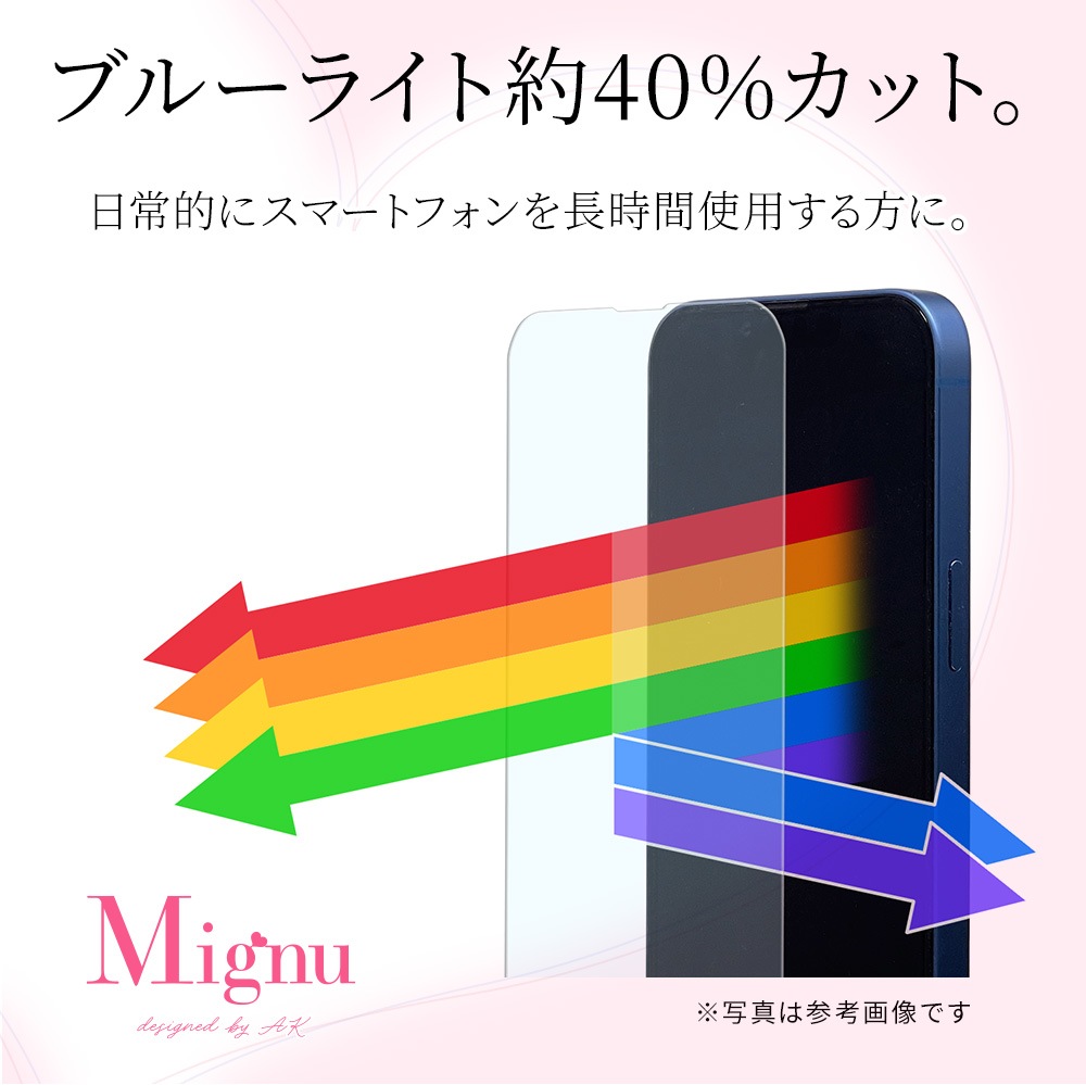 iPhone17 饹ե ݸ ֥롼饤ȥå  Mignu äȵ䥫åȥե졼 0.36mm 10H ִŽñŽդ С ե ݸե FGD5133IP5A 饹Хʥ