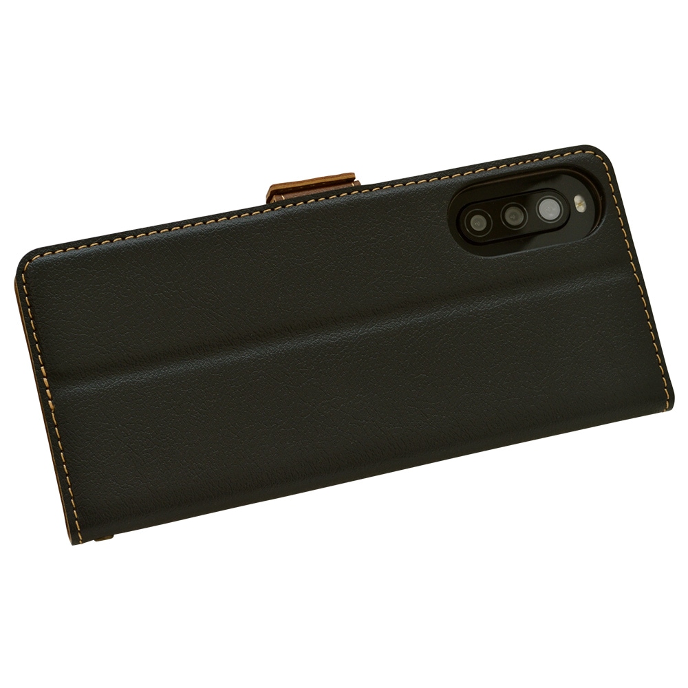 Xperia10 II SO-41A SOV43 ケース カバー 手帳型 +COLOR 耐衝撃吸収