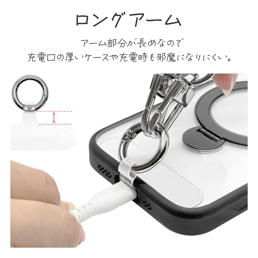 �ϥ�ɥ��ȥ�å� �ۥ���������� ���å� the strap �ޥ�����Ԥ� ��ɻ� ���ꥢ������ ������� iPhone Android �� ���ȥ�å� �����ܥ꡼�ߥ١�����ߥ�å� RHST04IVBERD �饹���Хʥ�