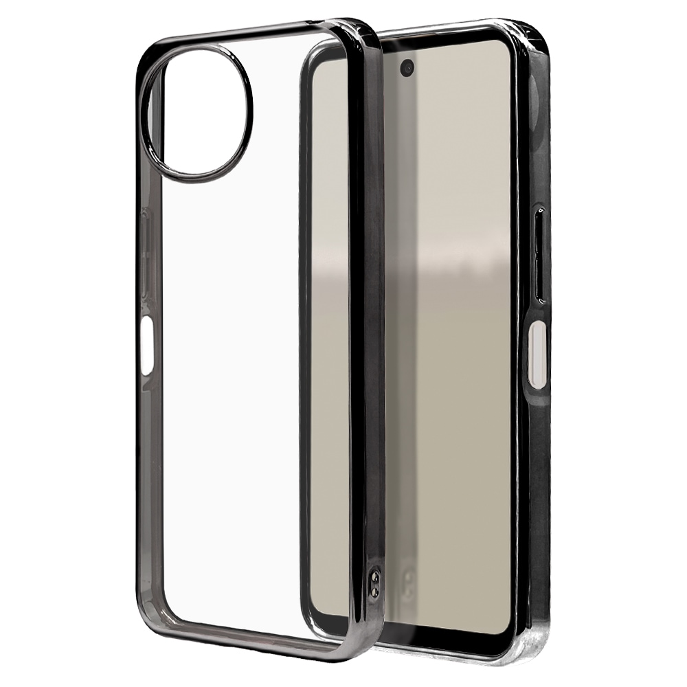 AQUOS wish6 ������ ���С� ���եȥ����� TPU �Ѿ׷�ۼ� ���ꥢ Ʃ�� �᥿��ե졼�� ���ȥ�åץۡ��� �֥�å� �������� �����å���6 ���ޥۥ����� 9538AW6TPBK �饹���Хʥ�