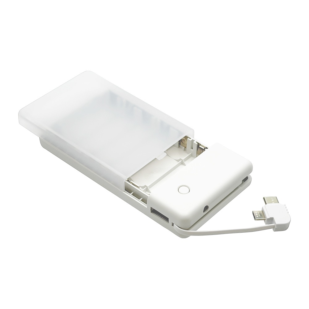 ���ޡ��ȥե����� ��Х���Хåƥ꡼ �����Ӽ����Ŵ� 2��Ʊ������ �����֥���η� micro USB Type-C LED�饤���� USB-A�ݡ��� 1.5A���� �ɺҥ��å� ����� �ۥ磻�� R01BAT361A04WH �饹���Хʥ�
