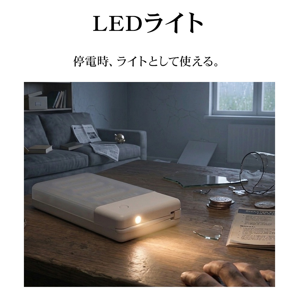 ���ޡ��ȥե����� ��Х���Хåƥ꡼ �����Ӽ����Ŵ� 2��Ʊ������ �����֥���η� micro USB Type-C LED�饤���� USB-A�ݡ��� 1.5A���� �ɺҥ��å� ����� �ۥ磻�� R01BAT361A04WH �饹���Хʥ�