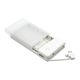 ���ޡ��ȥե����� ��Х���Хåƥ꡼ �����Ӽ����Ŵ� 2��Ʊ������ �����֥���η� micro USB Type-C LED�饤���� USB-A�ݡ��� 1.5A���� �ɺҥ��å� ����� �ۥ磻�� R01BAT361A04WH �饹���Хʥ�