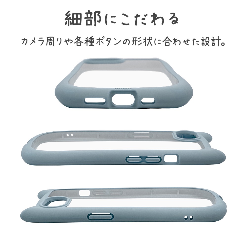 iPhone 16e ������ ���С� �ϥ��֥�å� mimi ǭ�� �ͥ��ߥ� �ͤ��ߤ� ǭ �ͥ� �ͤ� �Ѿ׷�ۼ� MIL ���̥��ꥢ TPU�Х�ѡ������� ���ȥ�åץۡ��� ���⡼�����֥롼 �����ե��� ���ޥۥ����� 8655IP5EHPSBL �饹���Хʥ�
