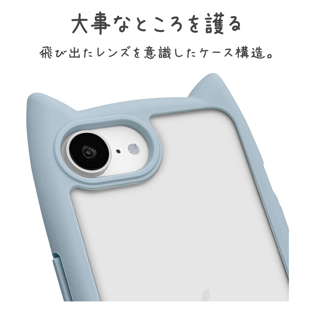 iPhone 16e ������ ���С� �ϥ��֥�å� mimi ǭ�� �ͥ��ߥ� �ͤ��ߤ� ǭ �ͥ� �ͤ� �Ѿ׷�ۼ� MIL ���̥��ꥢ TPU�Х�ѡ������� ���ȥ�åץۡ��� ���⡼�����֥롼 �����ե��� ���ޥۥ����� 8655IP5EHPSBL �饹���Хʥ�