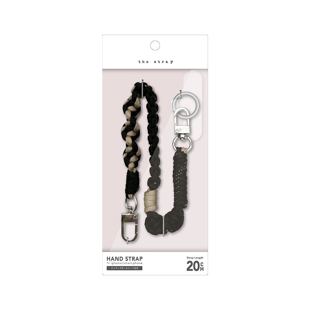 �ϥ�ɥ��ȥ�å� �ۥ���������� ���å� the strap �ޥ�����Ԥ� ��ɻ� ���ꥢ������ ������� iPhone Android �� ���ȥ�å� �֥�å��ߥɥåȥ֥�å� RHST04BKDBK �饹���Хʥ�