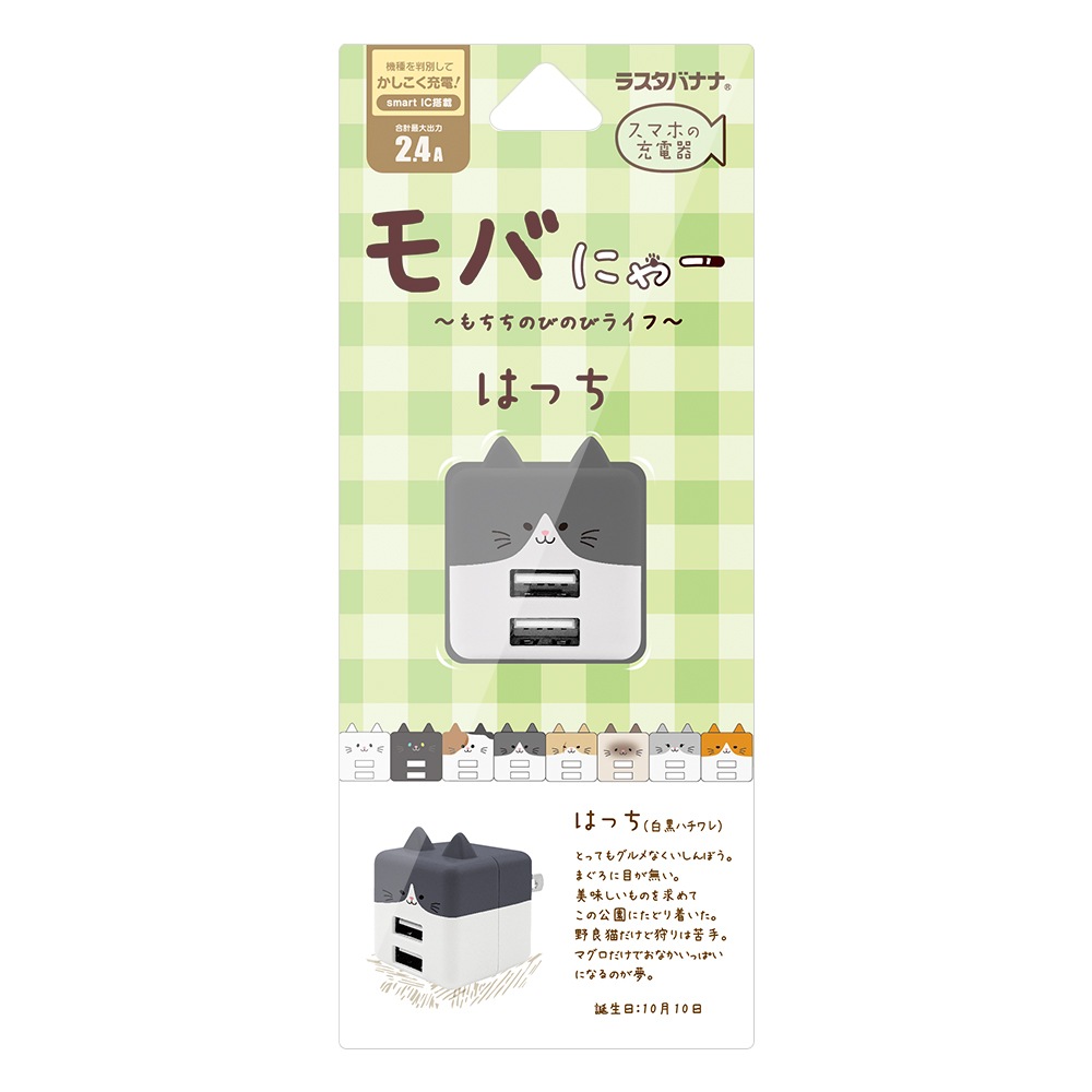 Фˤ㡼 Ŵ ACץ USBŴ ǭ ѥȥ 2ݡ 2.4A 5V A ͥߥ ͤߤ  Х˥㡼 Ϥä RAC2A2A02HAC 饹Хʥ