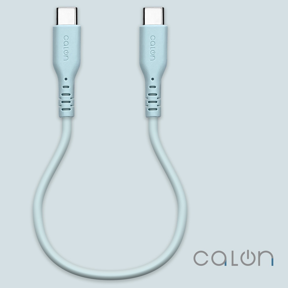 iPhone15 ޥ ֥ PDб 餫 ꥳ󥱡֥ calon  ̿  Type-C to Type-C typec Power Delivery 60W 0.2m 20cm 㥳륰졼 ޡȥե  R02CACC3A04CGRY