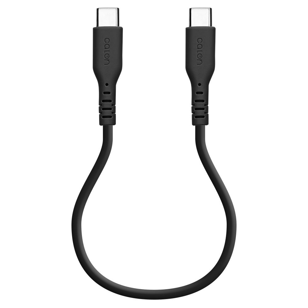 iPhone15 ޥ ֥ PDб 餫 ꥳ󥱡֥ calon  ̿  Type-C to Type-C typec Power Delivery 60W 0.2m 20cm 㥳륰졼 ޡȥե  R02CACC3A04CGRY