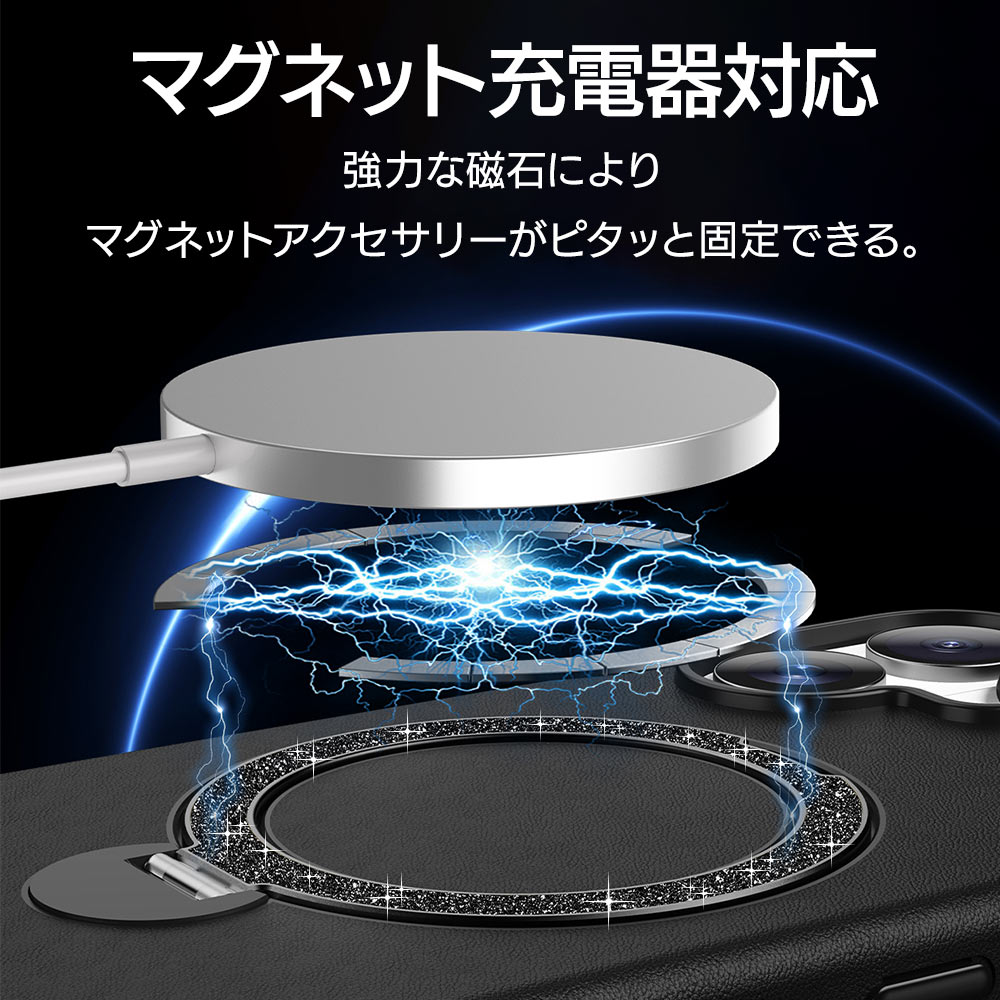 iPhone17 ������ ���С� �ϥ��֥�å� ZEROSAFE Shaft MagSafe�б� �ޥ��ͥåȽ��� �Ѿ׷�ۼ� MIL TPU�Х�ѡ������� PU�쥶�� ������դ� ��ɻ� �磻��쥹���� �֥饦�� �����ե��� ���ޥۥ����� 8904IP5AZSBR �饹���Хʥ�