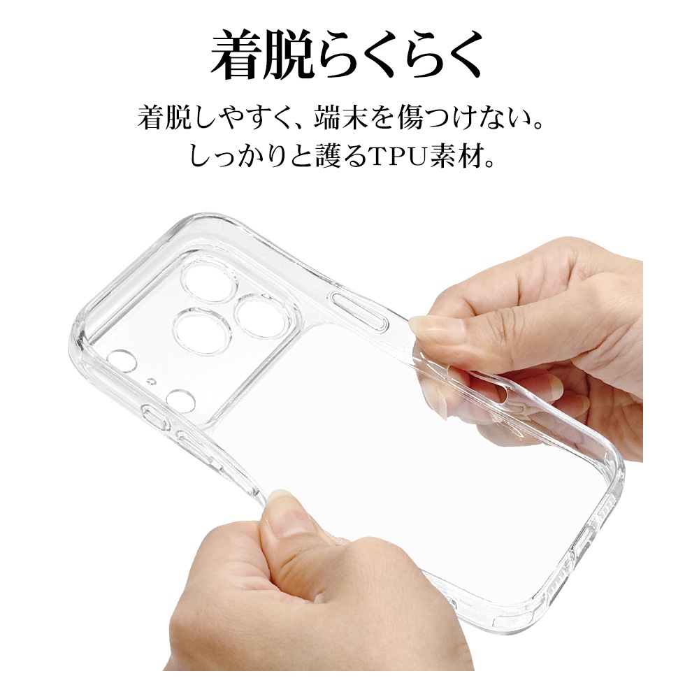 iPhone17 Pro  С ϥ֥å ˸ݸ ̩߷ Ѿ׷ۼ   ꥢ Ʃ TPUХѡ ȥåץۡ 磻쥹б ꥢ ե ޥۥ 8996IP5BHPLCL 饹Хʥ