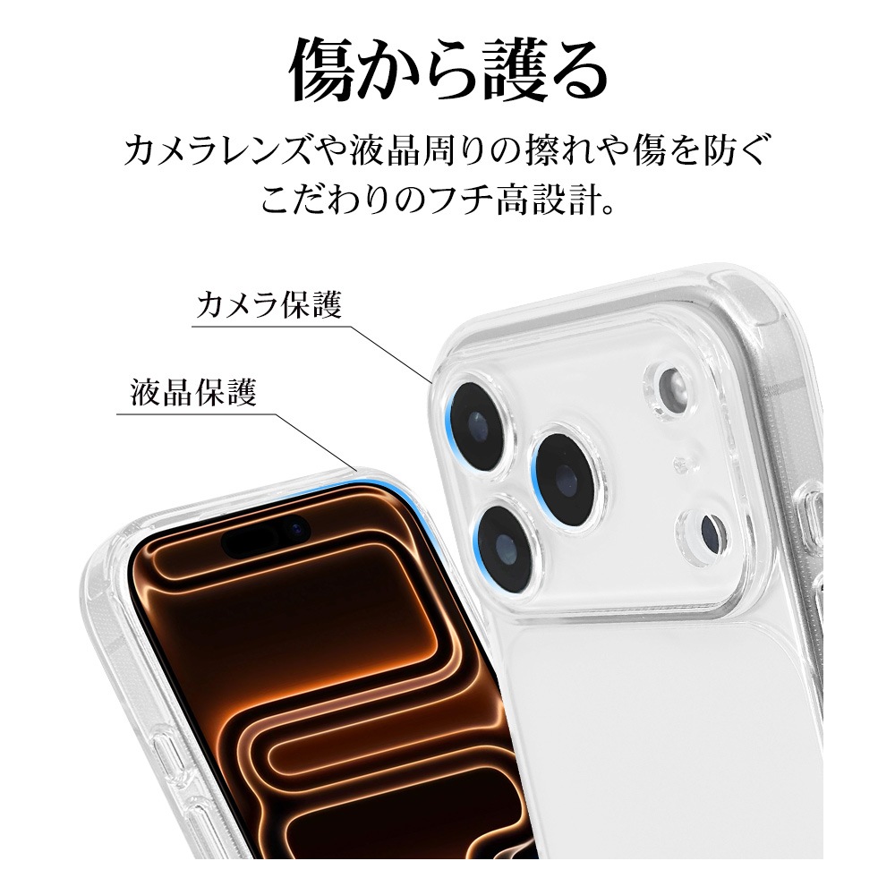 iPhone17 Pro  С ϥ֥å ˸ݸ ̩߷ Ѿ׷ۼ   ꥢ Ʃ TPUХѡ ȥåץۡ 磻쥹б ꥢ ե ޥۥ 8996IP5BHPLCL 饹Хʥ