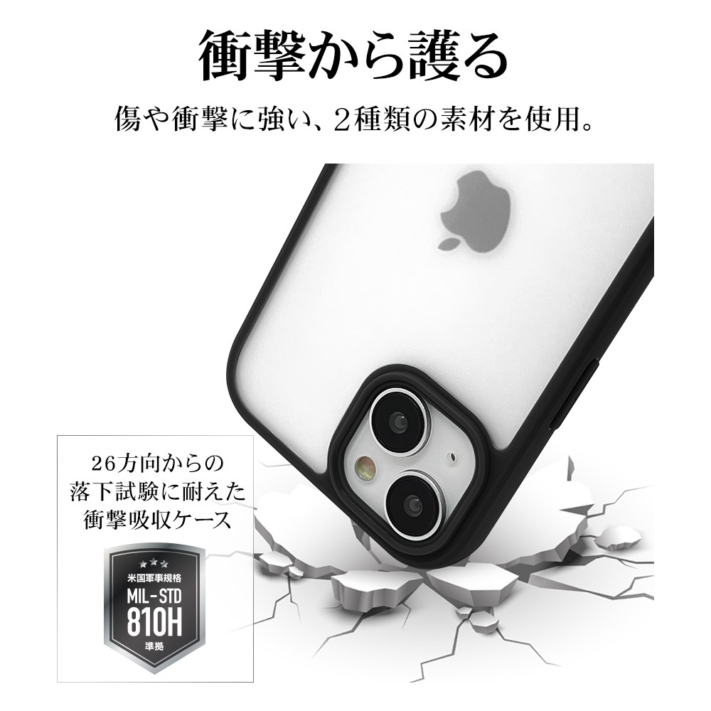 iPhone15 14 13  С ϥ֥å RHINO 饤 Ѿ׷ۼ MIL   ޥåȲù ɻ TPUХѡ ȥåץۡ 磻쥹б BKFRWH ե ޥۥ 7614IP361HB 饹Хʥ