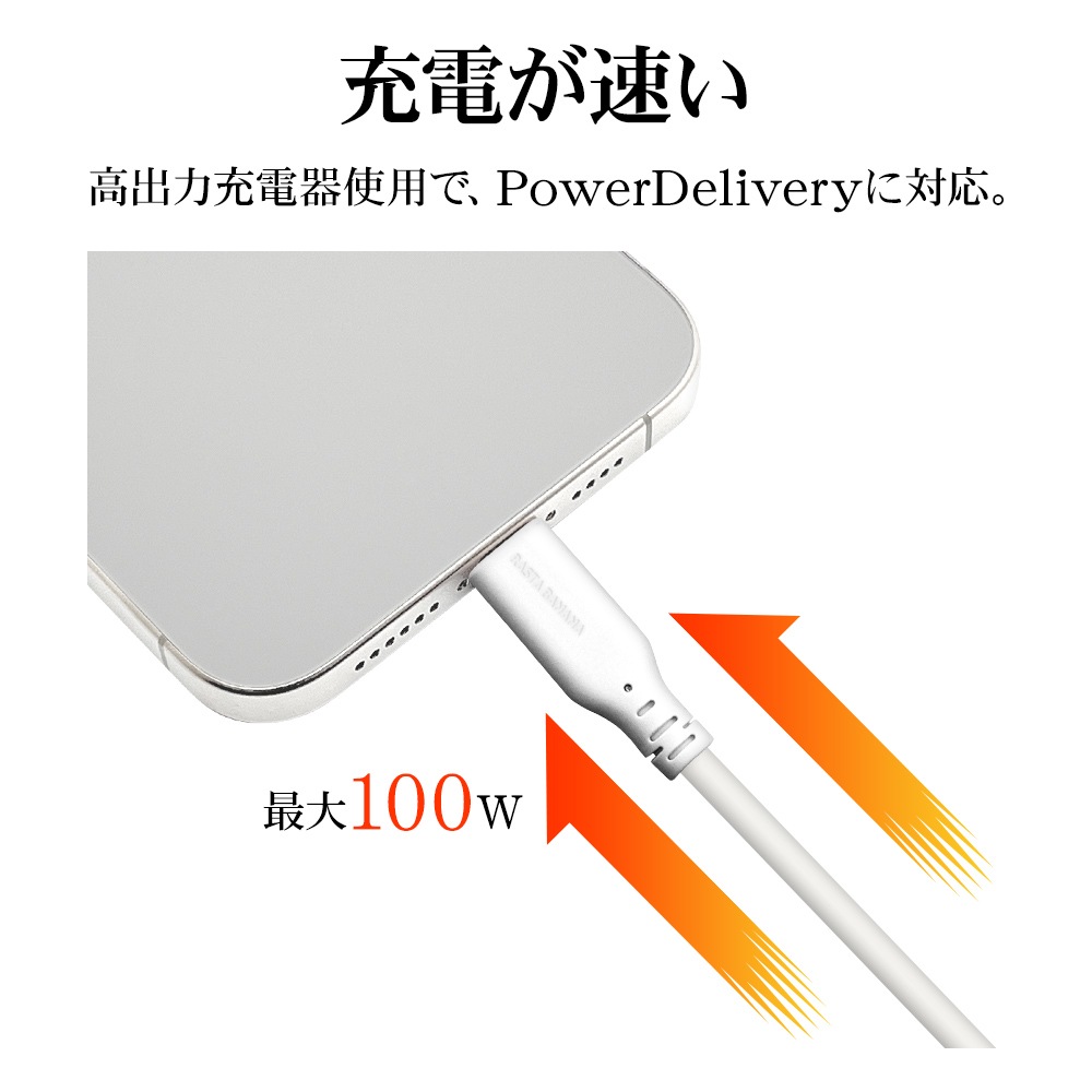 iPhone15 ���ޥ� �����֥� PD�б� USB3.2 gen2 10Gbps ���餫�� ����ߤˤ���  ���� �̿� 0.3�᡼�ȥ� 30����� Type-C to Type-C Power Delivery 100W 30cm ��® ��® ���㥳���륰�졼 R03CACC5A02CGRY 