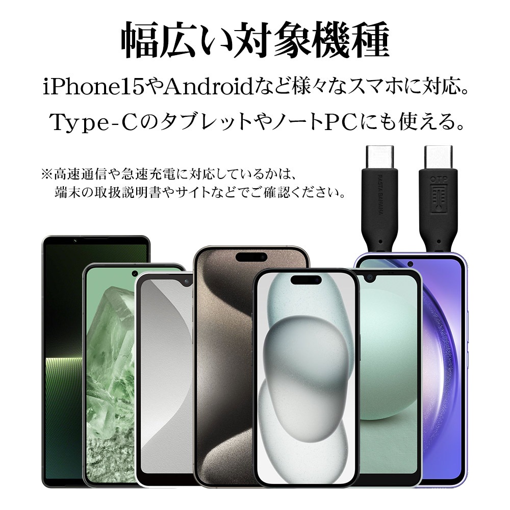 iPhone15 ���ޥ� �����֥� PD�б� USB3.2 gen2 10Gbps ���餫�� ����ߤˤ���  ���� �̿� 0.3�᡼�ȥ� 30����� Type-C to Type-C Power Delivery 100W 30cm ��® ��® ���㥳���륰�졼 R03CACC5A02CGRY 