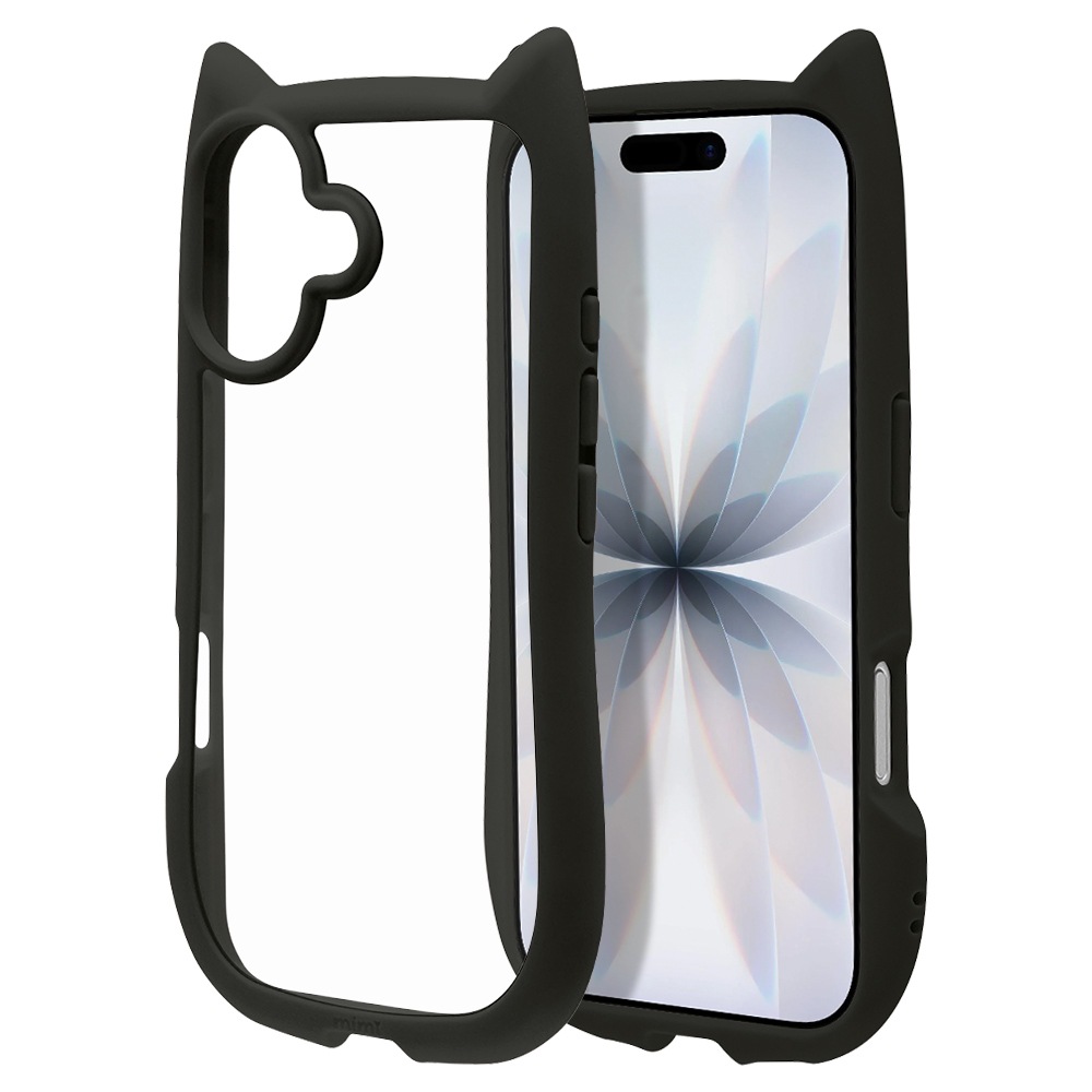 iPhone17 ������ ���С� �ϥ��֥�å� mimi ǭ�� �ͥ��ߥ� �ͤ��ߤ� ǭ �ͥ� �ͤ� �Ѿ׷�ۼ� MIL ���̥��ꥢ TPU�Х�ѡ������� �磻��쥹�����б� �֥�å� �����ե��� ���ޥۥ����� 8905IP5AHPBK �饹���Хʥ�