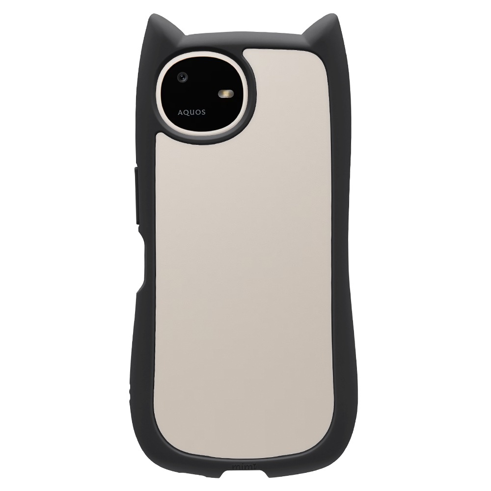 AQUOS wish6 ������ ���С� �ϥ��֥�å� mimi ǭ�� �ͥ��ߥ� �ͤ��ߤ� ǭ �ͥ� �ͤ� �Ѿ׷�ۼ� MIL���� ���̥��ꥢ TPU�Х�ѡ������� �֥�å� �������� �����å���6 ���ޥۥ����� 9544AW6HPBK �饹���Хʥ�