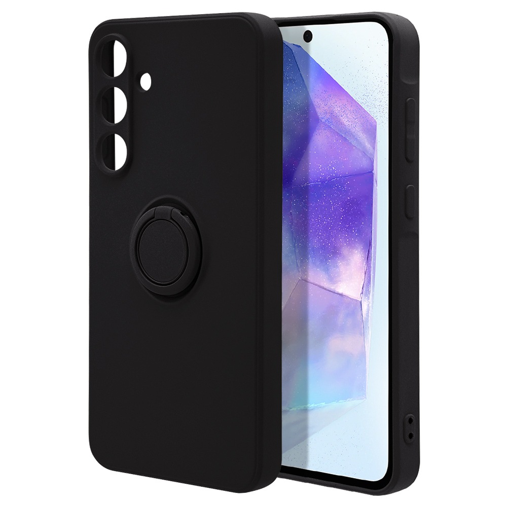 Galaxy A55 5G SC-53E SCG27 ������ ���С� ���եȥ����� TPU �˸��ݸ� ��̩�߷� ���ޥۥ���դ� ��ɻ� ������� �֥�å� ����饯���� A55 ���ޥۥ����� 7940GA55TPRBK �饹���Хʥ�