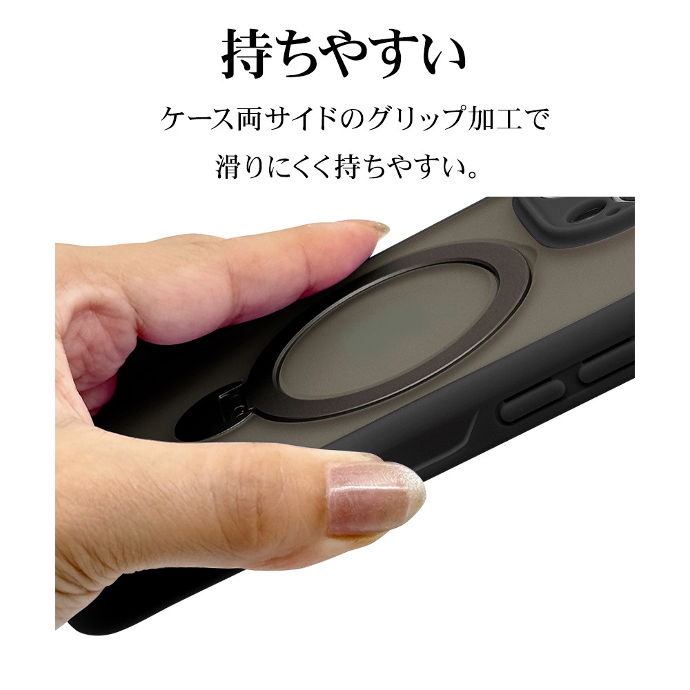 iPhone16 Pro ケース カバー ハイブリッド ZEROSAFE Shaft MagSafe対応