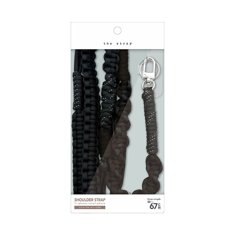 �����������ȥ�å� �ۥ���������� ���å� the strap �ޥ�����Ԥ� ��ɻ� ���ꥢ������ ������� iPhone Android �� ���ȥ�å� �֥�å��ߥɥåȥ֥�å� RSST11BKDBK �饹���Хʥ�