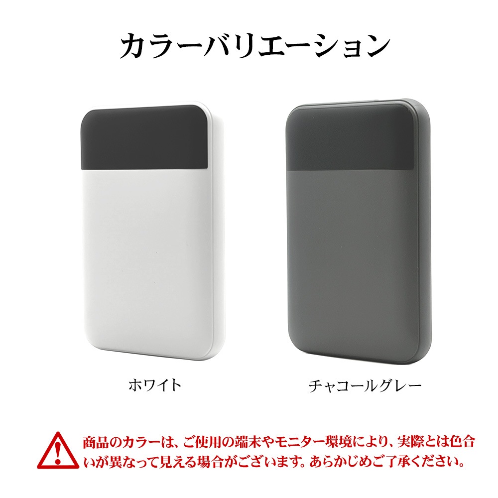 Ĺ��̿ ���� ��������� Ⱦ�������� ����� Ⱦ���� ��Х���Хåƥ꡼ 5000mAh 2�ݡ��� ������C 20��å� ������A 3����ڥ� USB Type-C 20W Type-A 3A PD Power Delivery �ۥ磻�� iPhone ���ޥ� iPad RLI050C20W05WH �饹���Хʥ�