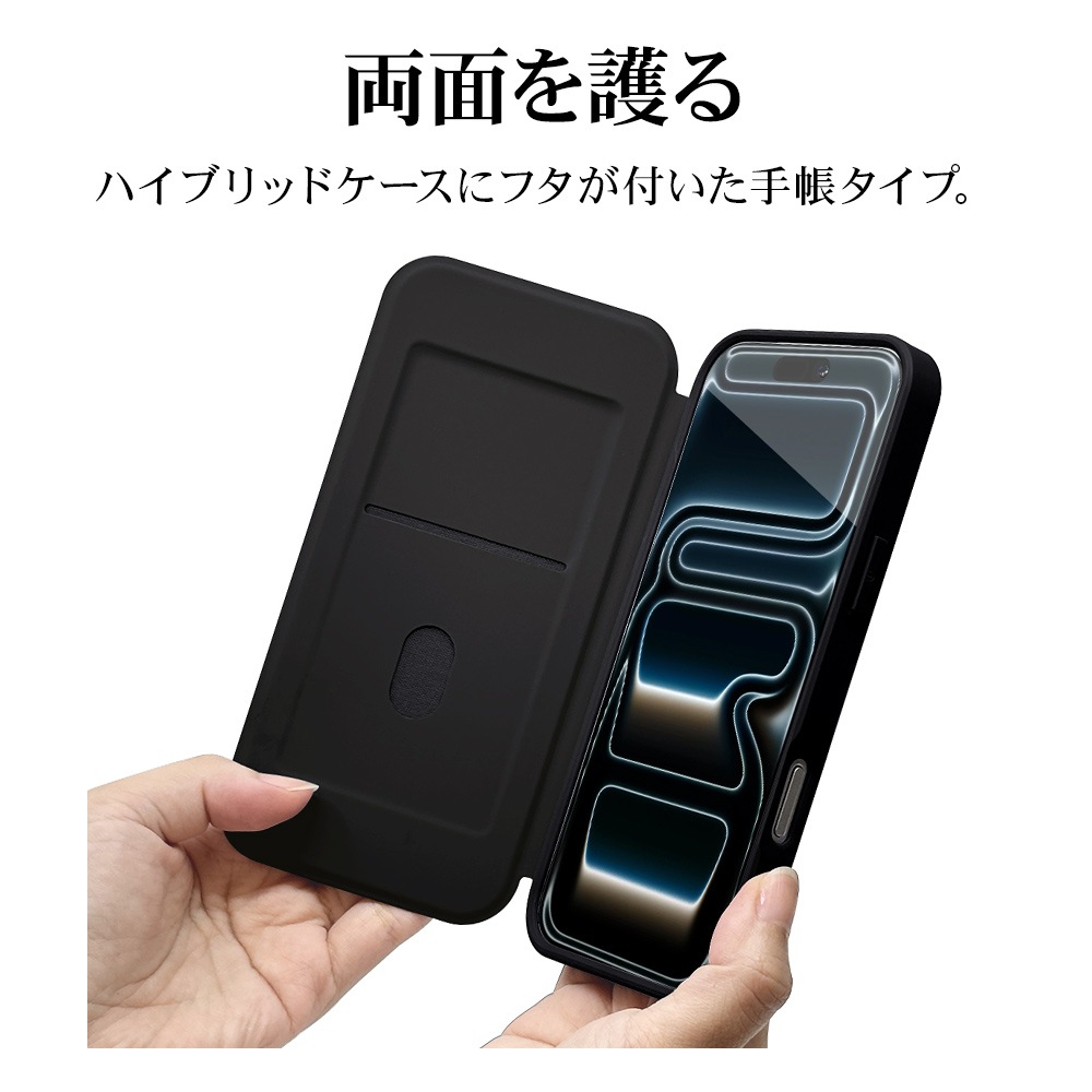 iPhone17 Pro Max ������ ���С� ��Ģ�� �ϥ��֥�å� TPU�Х�ѡ������� ���� MagSafe�б� �ޥ��ͥåȽ��� ���̥��ꥢ ���������� �磻��쥹���� �֥�å� �����ե��� ���ޥۥ����� 9085IP5DBHPMBK �饹���Хʥ�