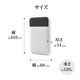 Ĺ��̿ ���� ��������� Ⱦ�������� ����� Ⱦ���� ��Х���Хåƥ꡼ 5000mAh 2�ݡ��� ������C 20��å� ������A 3����ڥ� USB Type-C 20W Type-A 3A PD Power Delivery ���㥳���륰�졼 iPhone ���ޥ� iPad RLI050C20W05CGRY �饹���Хʥ�