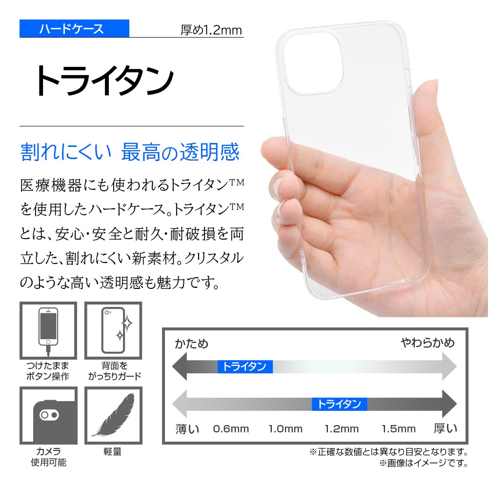 WEB���� QutoR iPhone13 mini ������ ���С� �ϡ��ɥ����� �ȥ饤���� ���ꥢ Ʃ�� ���ȥ�åץۡ��� ���Ǻ� ���ȥ� �����ե���13 ���ޥۥ����� QTRIP154TR