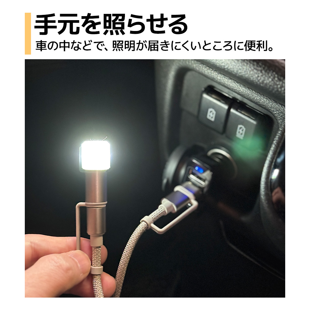 iPhone ޥ ֥ PDб AѴ LED 饤 3ڥ   ʥ  ̿ Type-C to Type-C Type-A Power Delivery 60W 3A 1.2m ɺ ȥɥ ֥å R12CACCLED3A01BK 饹Хʥ