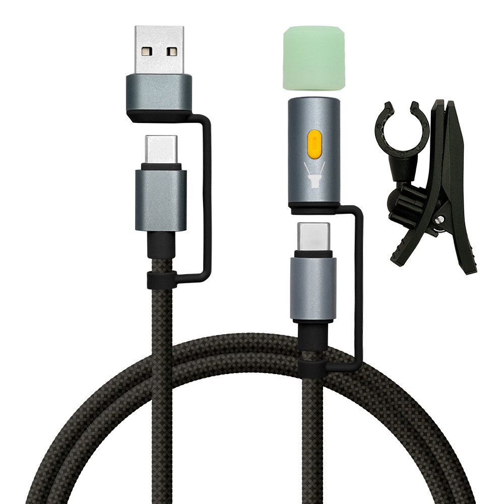 iPhone ޥ ֥ PDб AѴ LED 饤 3ڥ   ʥ  ̿ Type-C to Type-C Type-A Power Delivery 60W 3A 1.2m ɺ ȥɥ ֥å R12CACCLED3A01BK 饹Хʥ
