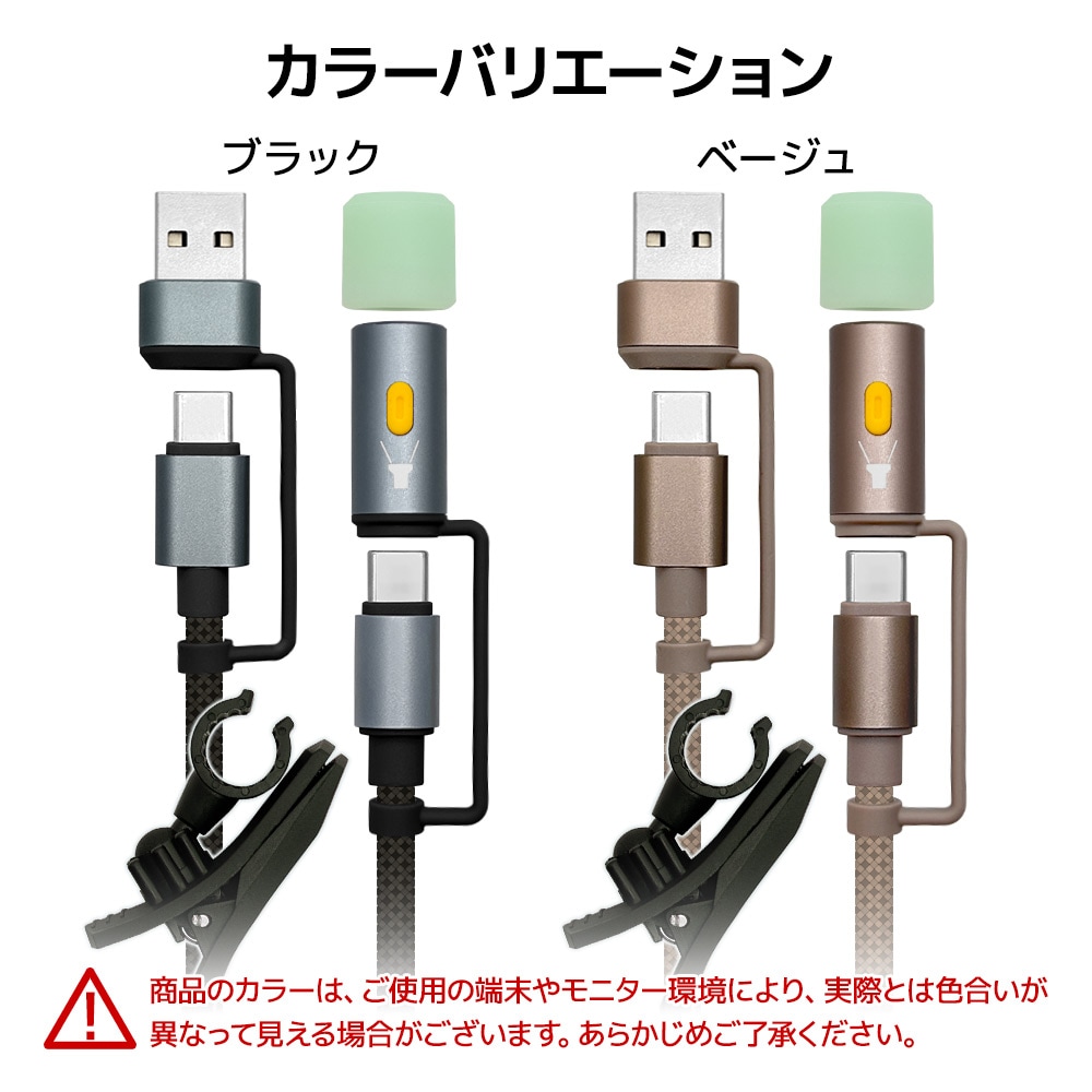 iPhone ޥ ֥ PDб AѴ LED 饤 3ڥ   ʥ  ̿ Type-C to Type-C Type-A Power Delivery 60W 3A 1.2m ɺ ȥɥ ֥å R12CACCLED3A01BK 饹Хʥ