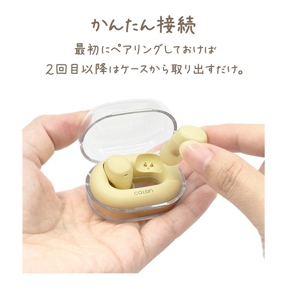 iPhone ���ޥ� Bluetooth 5.4 �����磻��쥹 mini���ƥ쥪 ����ۥ� �ޥ��� calon AAC �ⲻ�� ���� ����ѥ��� ���� ����ʬΥ�� ���ʥ� C���� �ϥ󥺥ե꡼ ���� ���㥳���륰�졼 ������ RTWS08CGRY �饹���Хʥ�