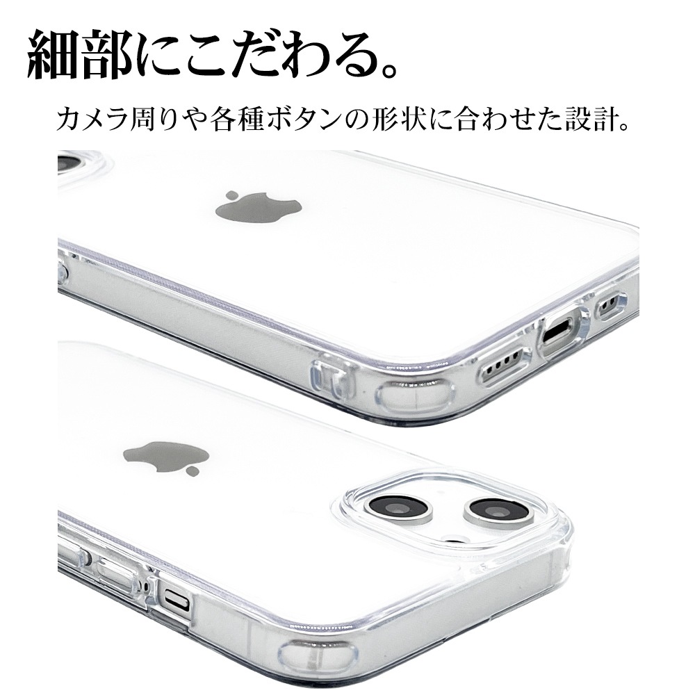 iPhone14 13  С ϥ֥å Ѿ׷ۼ ƷMIL   ꥢ Ʃ TPUХѡ+PC ȥåץۡ 磻쥹б ե14 13 ޥۥ 7085IP261HB 饹Хʥ