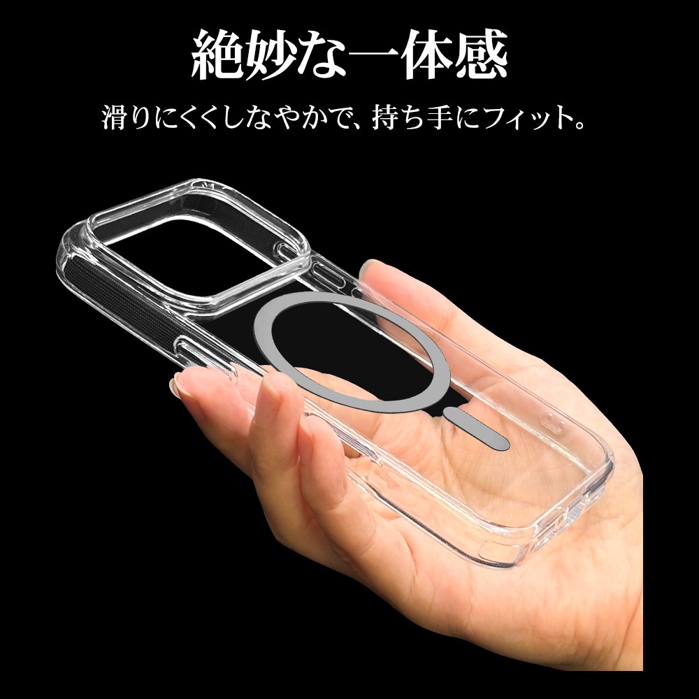 iPhone17 Pro  С ϥ֥å MagSafeб ޥͥåȽ RHINOX 饤Υå Ѿ׷ MIL ꥢ ɽ̹5H TPUХѡ 磻쥹 ꥢ㥳 ե ޥۥ 9149IP5BHAMCLCH 饹Хʥ