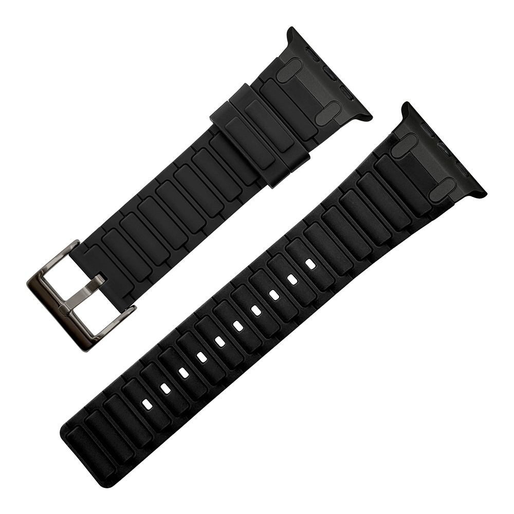 Apple Watch 49mm 46mm 45mm 44mm ULTRA style silicon band1 ����ȥ饹������ ���ꥳ��Х�� ������1 ��æ��ñ �Х�� �֥�å� ���åץ륦���å� �٥�� RBLAWUS4408BK �饹���Хʥ�