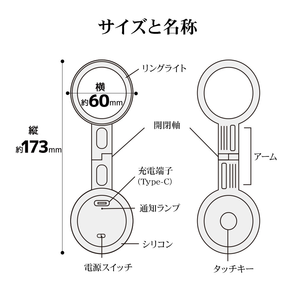 ޥͥå ޥ Magsafeб ޥۻ LED 饤 Selfie LED Light ޥͥåȥ ե 󥫥 ޥ ϼ ۥ磻 ޥ ֥å RMLED01WH 饹Хʥ