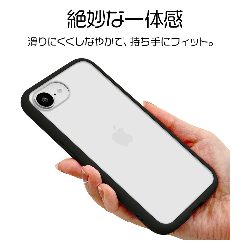 iPhone17e 16e ������ ���С� �ϥ��֥�å� FLEXGUARD �Ѿ׷�ۼ� MIL���� ���� ���ꥢ Ʃ�� TPU�Х�ѡ������� ���ȥ�åץۡ��� �磻��쥹�����б� �֥�å��ߥ��ꥢ �����ե��� ���ޥۥ����� 8664IP5EHPBK �饹���Хʥ�