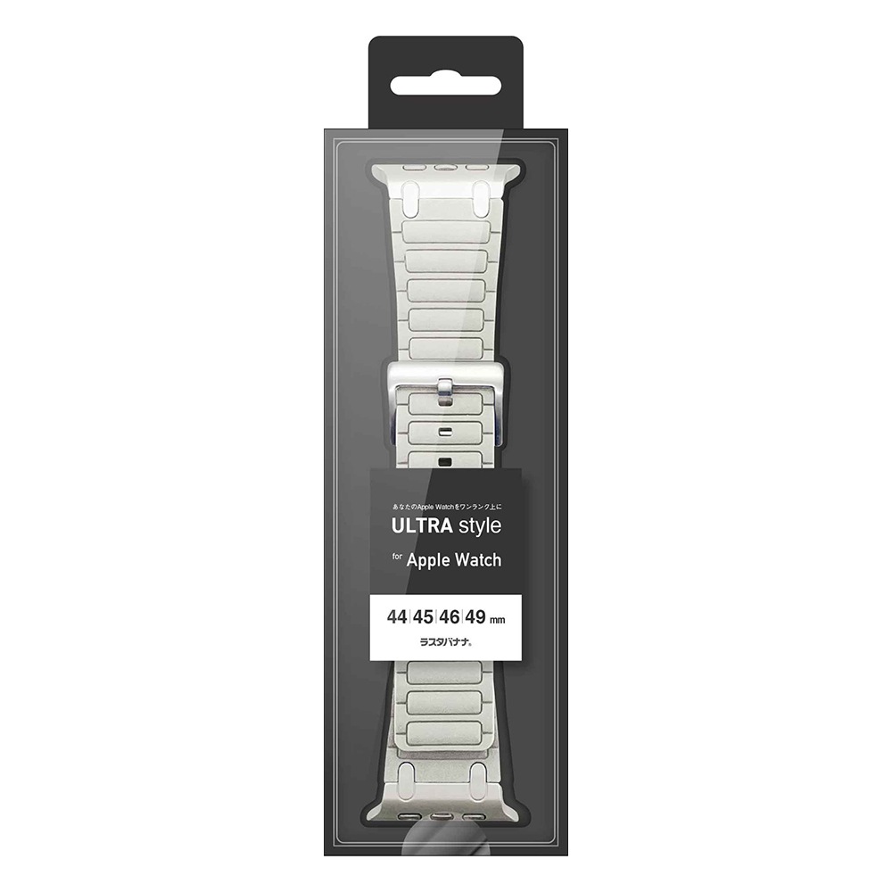 Apple Watch 49mm 46mm 45mm 44mm ULTRA style silicon band1 ����ȥ饹������ ���ꥳ��Х�� ������1 ��æ��ñ �Х�� �ۥ磻�� ���åץ륦���å� �٥�� RBLAWUS4408WH �饹���Хʥ�